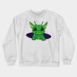 Alien cat Crewneck Sweatshirt